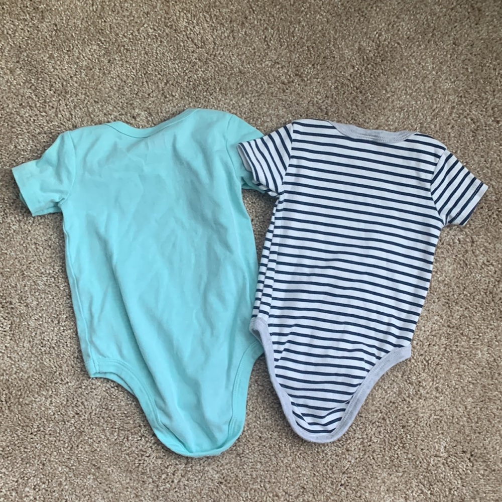 Two 3-6 mo Onesies - Picture 2 of 2
